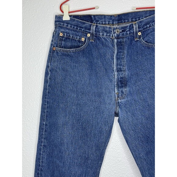 Vintage Levis 501XX Jeans Mens 33x29 Blue USA 90’s Distressed #552 *See Pics* - Picture 2 of 16